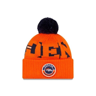 Sapca New Era Denver Broncos NFL Alternate Cold Weather Sport Knit Beanie - Albastri